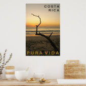 PURA VIDA Playa Flamingo Poster (Keuken)