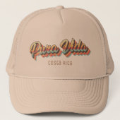 Pura Vida Retro Style Trucker Pet (Voorkant)