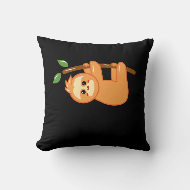 Pura Vida Sloth Costa Rica Gift Kussen (Voorkant)