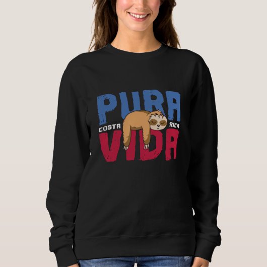 Pura Vida Sloth Trui (Voorkant)