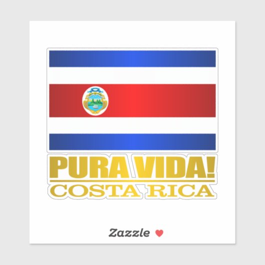 Pura Vida. Sticker (Vel)