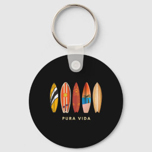 Pura Vida Surfboards Costa Rica Surfen Sleutelhanger