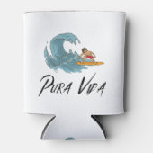 Pura Vida Surfers Costa Rica Blikjeskoeler (Voorkant)