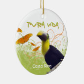 Pura Vida Toucan & Butterflies Ornament (Rechts)