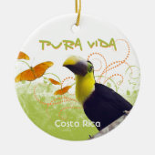 Pura Vida Toucan & Butterflies Ornament (Voorkant)
