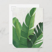 Pura Vida - Tropische bladeren Briefkaart (Voorkant / Achterkant)
