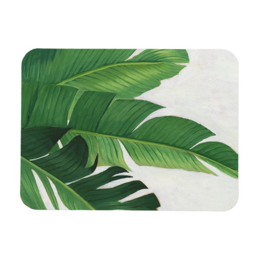 Pura Vida - Tropische bladeren Magneet (Horizontaal)