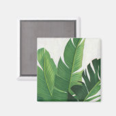 Pura Vida - Tropische bladeren Magneet (Voorkant / Achterkant)