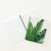 Pura Vida - Tropische bladeren Notitieboek (Binnen)