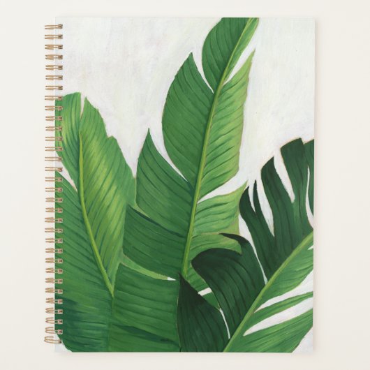 Pura Vida - Tropische bladeren Planner (Voorkant)