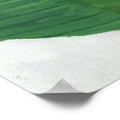 Pura Vida - Tropische bladeren Poster (Hoek)