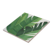 Pura Vida - Tropische bladeren Tegeltje (Zijkant)