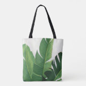 Pura Vida - Tropische bladeren Tote Bag (Achterkant)