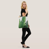 Pura Vida - Tropische bladeren Tote Bag (Op model)