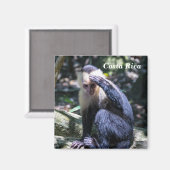 Pura vida Witkopaap Magneet (Voorkant / Achterkant)