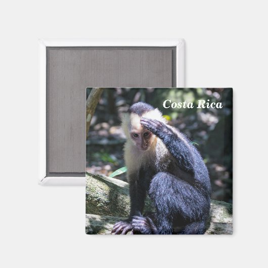 Pura vida Witkopaap Magneet (Voorkant / Achterkant)