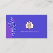 PurBLuE Visitekaartje (Achterkant)