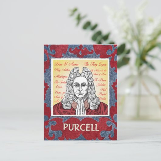 Purcell Briefkaart (Staand voorkant)