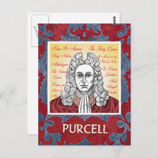 Purcell Briefkaart (Voorkant / Achterkant)
