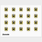 Purcell Coat of Arms (gezinscrest) Ronde Sticker (Vel)