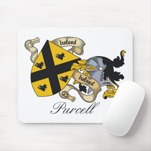 Purcell Family Crest Muismat (Met muis)