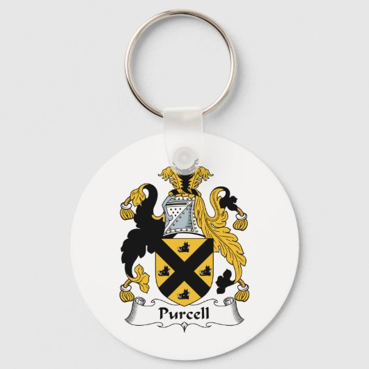 Purcell Family Crest Sleutelhanger (Voorkant)