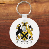 Purcell Family Crest Sleutelhanger (Voorkant)