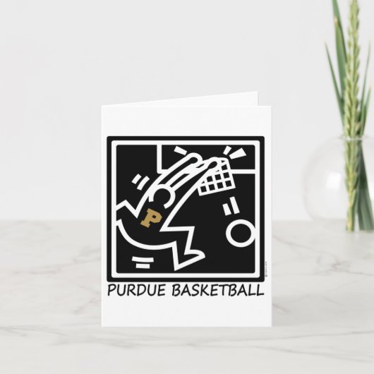 Purdue Basketball Dunk Kaart (Voorkant)