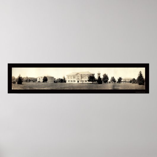 Purdue South Campus Foto 1913 Poster (Voorkant)