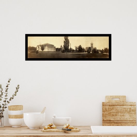 Purdue Universiteit in Foto 1904 Poster (Keuken)