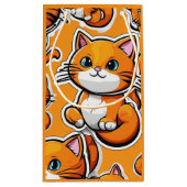 Purdy Oranje Kitten Klein Cadeauzakje (Achterkant)