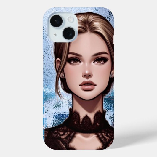 PURE.曜变天幕.人物肖像 Case-Mate iPhone CASE (Achterkant)