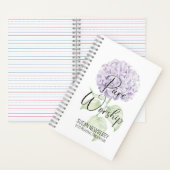 Pure aanbidding 2-zijdig Notitieboek met hortensia (Binnen)