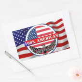 Pure American Rechthoekige Sticker (Envelop)
