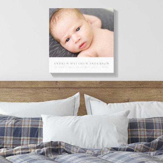 Pure Baby Canvas Afdruk (Insitu (Slaapkamer))