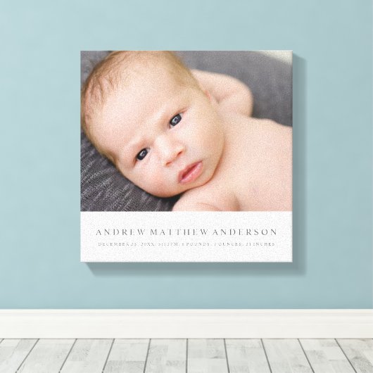 Pure Baby Canvas Afdruk (Insitu (Houten vloer))