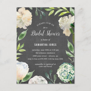 Pure Beauty Bridal Shower Briefkaart