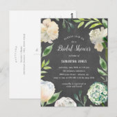 Pure Beauty Bruids Douche Uitnodiging (Voorkant / Achterkant)