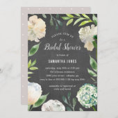 Pure Beauty Chalkboard Douche Party Uitnodiging (Voorkant / Achterkant)