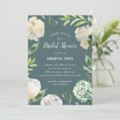 Pure Beauty EDITABLE KLEUR Douche Party Uitnodigin Kaart (Staand voorkant)