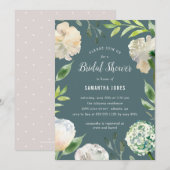 Pure Beauty EDITABLE KLEUR Douche Party Uitnodigin Kaart (Voorkant / Achterkant)