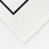 Pure Black Nutritional Facts Black Geschiedenis Ma Fleece Deken (Hoek)