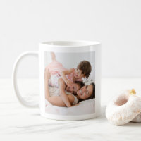 Pure blijheid familie vreugde foto mok