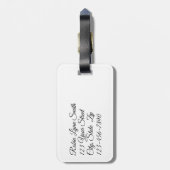 Pure Bliss | Fotosjabloon Maine Coon Close-up Bagagelabel (Achterkant verticaal)