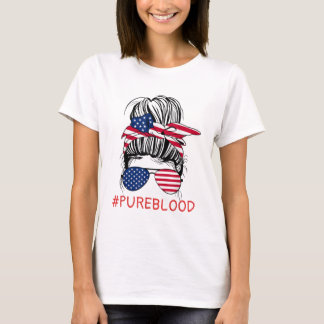 Pure Bloed Beweging Amerikaanse vlag PureBlood T-shirt