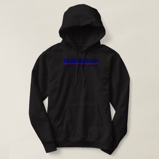 Pure bloed Ongemaskeerd Ongevaccineerd Onbevreesd  Hoodie (Design voorkant)