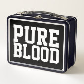 PURE BLOED RETRO METAL LUNCHBOX (Voorkant)