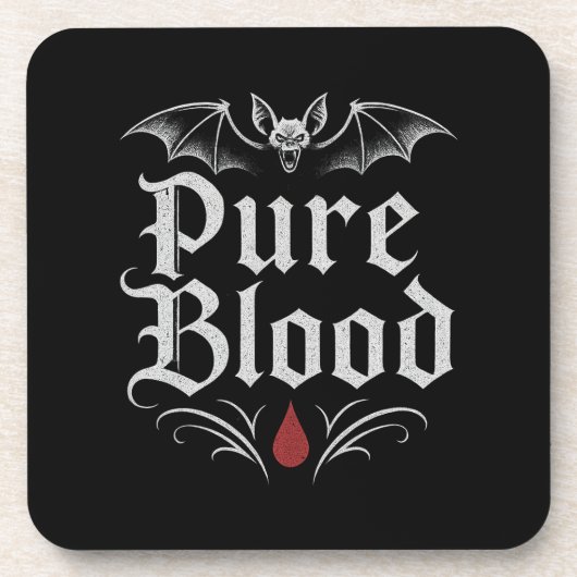 Pure Blood Gothic Mok Bier Onderzetter (Voorkant)