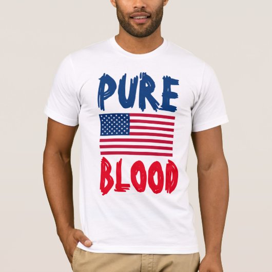 PURE BLOOD PATRIOT DAD (ANTI-VAX) T-Shirts (Voorkant)