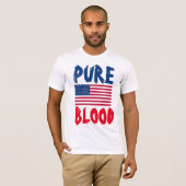 PURE BLOOD PATRIOT DAD (ANTI-VAX) T-Shirts (Voorkant volledig)